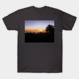 Beautiful Santa Monica Sunset. California T-Shirt